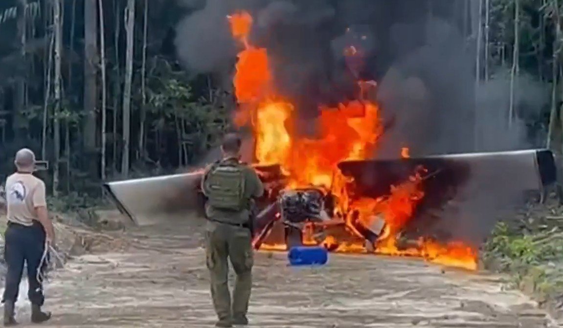 Ação também resultou na identificação de três pistas de pouso clandestinas, utilizadas para operações do crime organizado.