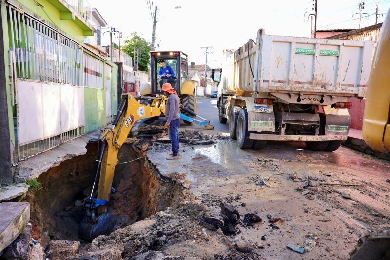 Prefeitura-de-Manaus-atende-solicitacao-e-inicia-recuperacao-de-rede-de-drenagem-profunda-no-bairro-Coroado-2 Recuperação de drenagem profunda no Coroado avança com obra estrutural